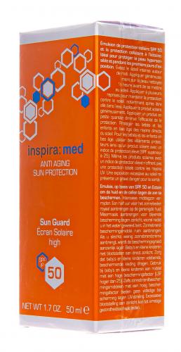 Инспира Косметикс Солнцезащитная эмульсия Sun Guard SPF 50, 50 мл (Inspira Cosmetics, Sun Line), фото-3