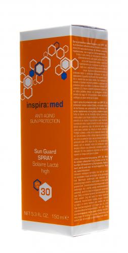 Инспира Косметикс Солнцезащитный лосьон-спрей SPF 30 Sun Guard Spray, 150 мл (Inspira Cosmetics, Inspira Med), фото-3