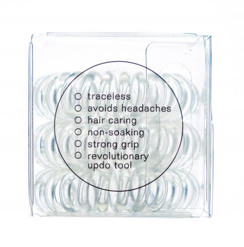 Инвизибабл Резинки для волос Original Crystal Clear 3 шт (Invisibobble, Original), фото-3