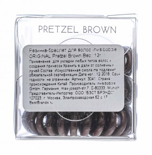Инвизибабл Резинка-браслет для волос invisibobble ORIGINAL Pretzel Brown коричневый (Invisibobble, Original), фото-3