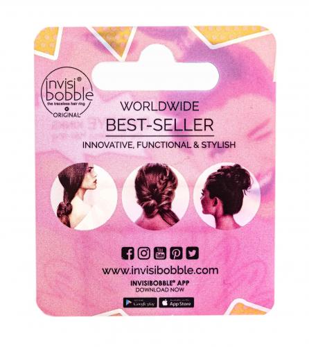 Инвизибабл Резинка-браслет для волос invisibobble ORIGINAL Crystal Clear (Invisibobble, Original), фото-3