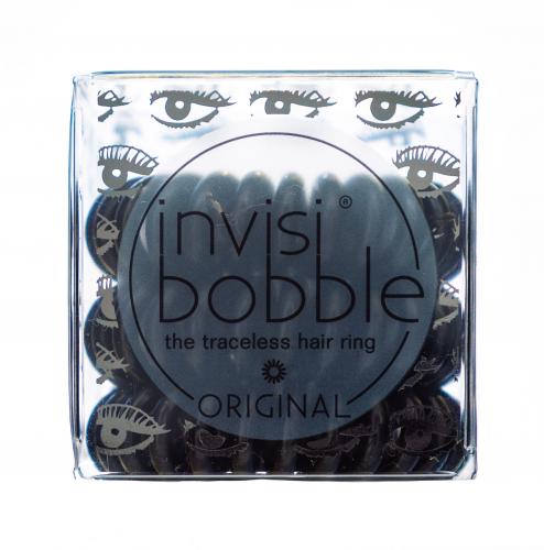 Инвизибабл Резинка-браслет для волос Luscious Lashes черный металлик (Invisibobble, Original), фото-2