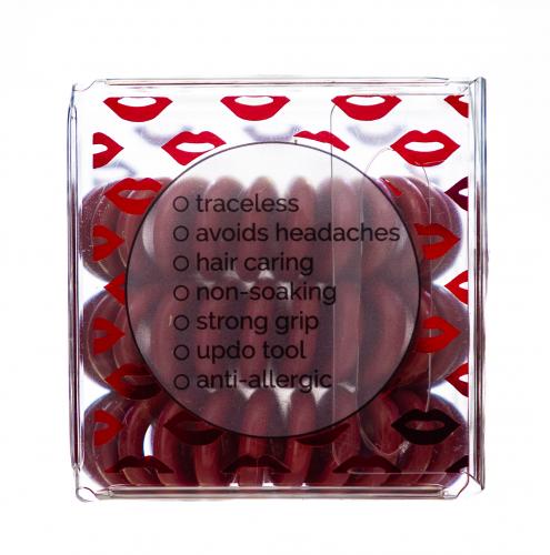 Инвизибабл Резинка-браслет для волос Marilyn Monred утонченный красный (Invisibobble, Original), фото-4