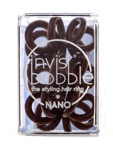 Инвизибабл Резинки для волос NANO True Black 3 шт (Invisibobble, NANO), фото-5