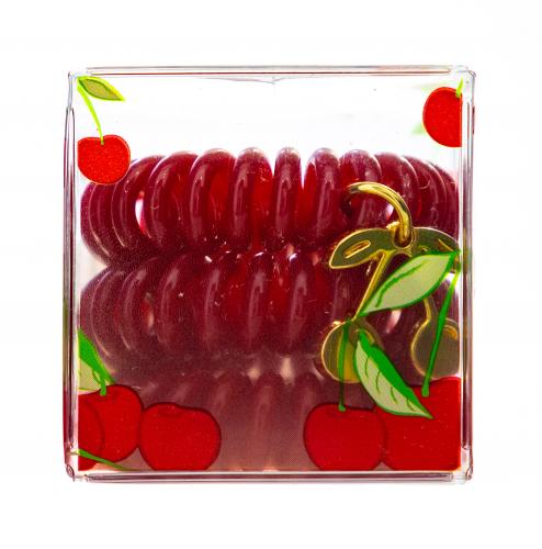 Инвизибабл Резинка-браслет для волос Cherry Cherie вишневый (Invisibobble, Tutti Frutti), фото-3