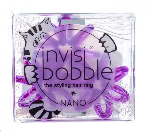 Инвизибабл Резинка-браслет для волос Meow &amp; Ciao мерцающий фиолетовый (Invisibobble, Original), фото-3