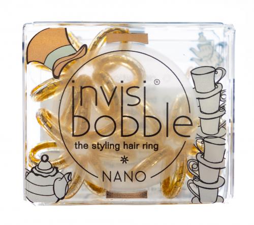 Инвизибабл Резинка-браслет для волос Tea Party Spark сияющий бронзовый (Invisibobble, Original), фото-2