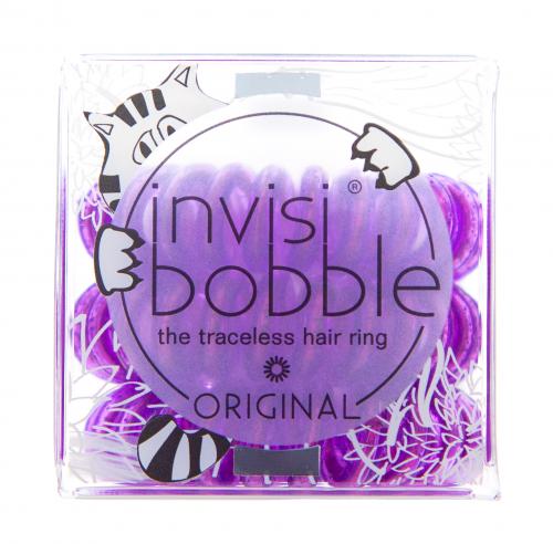 Инвизибабл Резинка для волос Nano Meow &amp; Ciao мерцающий фиолетовый (Invisibobble, Nano), фото-7