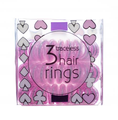 Инвизибабл Резинка-браслет для волос Princess of the Hearts искристый розовый (Invisibobble, Power), фото-5