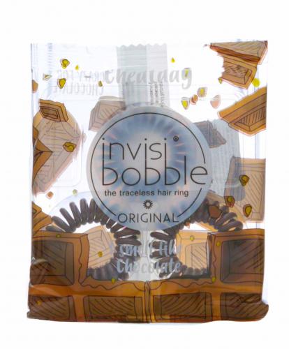 Инвизибабл Ароматизированная резинка-браслет для волос Cheat Day Crazy For Chocolate шоколадный (Invisibobble, Original), фото-2