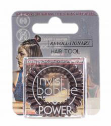 Резинка-браслет для волос invisibobble POWER True Black (с подвесом) черный