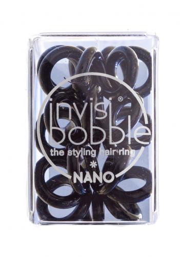Инвизибабл Резинки для волос NANO Pretzel Brown 3 шт (Invisibobble, Nano), фото-4