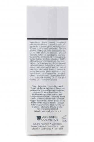 Янсен Косметикс Дневной крем «оптимал комплекс» SPF 16 с легким тонирующим эффектом 50 мл (Janssen Cosmetics, Demanding skin), фото-3