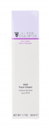 Янсен Косметикс AHA face cream Легкий активный крем с фруктовыми кислотами для жирной кожи 50 мл (Janssen Cosmetics, Oily skin), фото-4