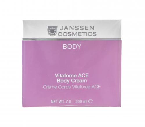 Янсен Косметикс Vitaforce ACE Насыщенный крем для тела с витаминами A, C и E 200 мл (Janssen Cosmetics, Body), фото-2