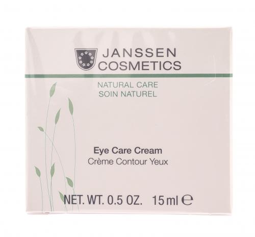 Янсен Косметикс Разглаживающий и укрепляющий крем для ухода за кожей вокруг глаз 15 мл (Janssen Cosmetics, Organics), фото-2