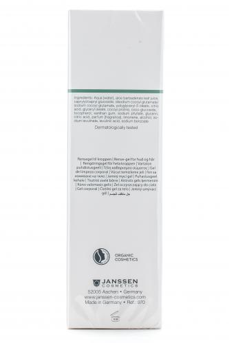 Янсен Косметикс Нежный очищающий и увлажняющий гель для тела 200 мл (Janssen Cosmetics, Organics), фото-2