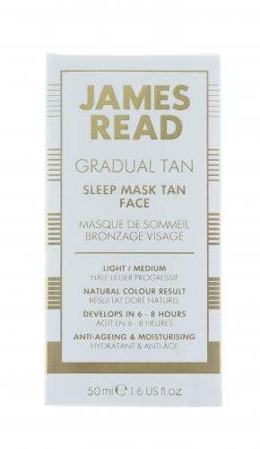 Джеймс Рид Ночная маска для лица Уход и загар, 50 мл (James Read, Gradual Tan), фото-2