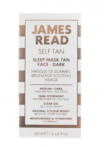 Джеймс Рид Ночная маска для лица Уход и загар, темная, 50 мл (James Read, Self Tan), фото-3