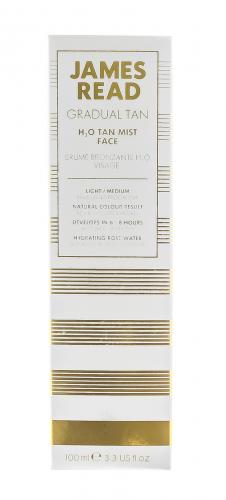 Джеймс Рид Спрей для лица Освежающее сияние H2O Tan mist face, 100 мл (James Read, Gradual Tan), фото-3