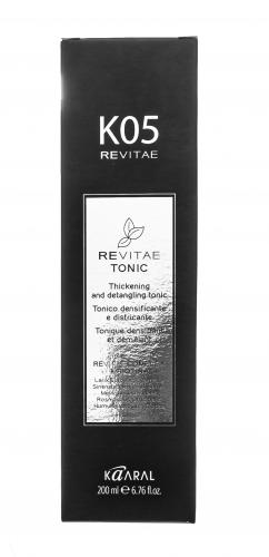 Каарал Уплотняющий и облегчающий расчесывание тоник для волос Revitae Tonic, 200 мл (Kaaral, K05), фото-2