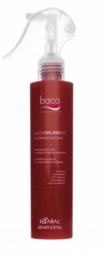 Каарал Спрей для стабилизации уровня pH волос 3.5 pH Stabilizing Spray, 200 мл (Kaaral, Baco, Color Splash), фото-2