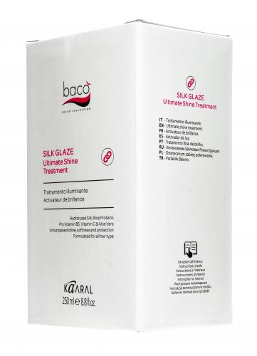 Каарал Интенсивная шелковая реконструкция Glaze Ultimate Shine Treatment, 250 мл (Kaaral, Baco, SilKera), фото-3