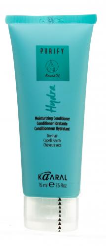 Каарал Увлажняющий кондиционер для сухих волос Moisturizing Conditioner, 75 мл (Kaaral, Purify, Hydra), фото-2