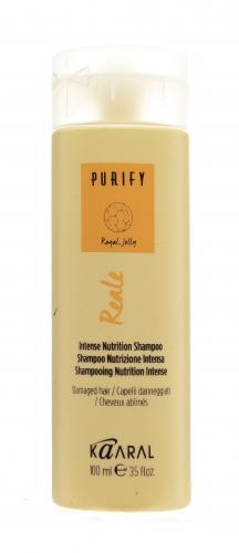 Каарал Восстанавливающий шампунь для поврежденных волос Intense Nutrition Shampoo, 100 мл (Kaaral, Purify, Reale), фото-2