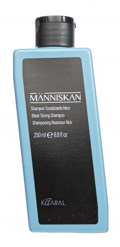 Каарал Черный тонирующий шампунь Black Toning Shampoo, 250 мл (Kaaral, Manniskan), фото-2
