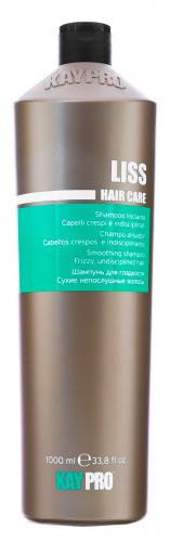 Кайпро Шампунь для разглаживания вьющихся волос Smoothing Shampoo, 1000 мл (Kaypro, Liss Hair Care), фото-2