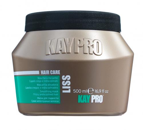 Кайпро Маска для разглаживания вьющихся волос Smoothing mask, 500 мл (Kaypro, Liss Hair Care), фото-2
