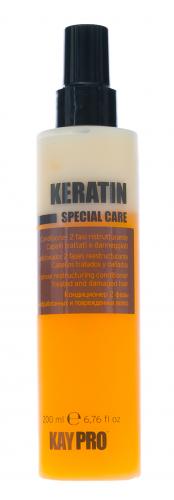 Кондиционер 2-х фазный с кератином, 200 мл (Keratin special care), фото-2