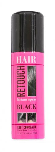 Спрей для окрашивания корней, черный, 75 мл (Hair Retouch Spray), фото-2