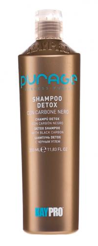 Детокс-Шампунь на основе черного угля, 350 мл (Purage Ageless Purity), фото-2