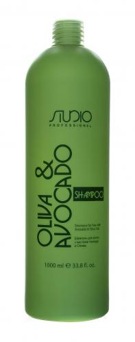 Капус Профессионал Шампунь увлажняющий для волос с маслами авокадо и оливы, 1000 мл (Kapous Professional, Kapous Studio, Oliva & Avocado), фото-2