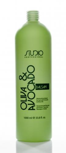 Капус Профессионал Бальзам увлажняющий для волос с маслами авокадо и оливы, 1000 мл (Kapous Professional, Studio Professional, Oliva & Avocado), фото-2