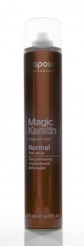 Капус Профессионал Лак аэрозольный для волос нормальной фиксации с кератином, 500 мл (Kapous Professional, Magic Keratin), фото-2
