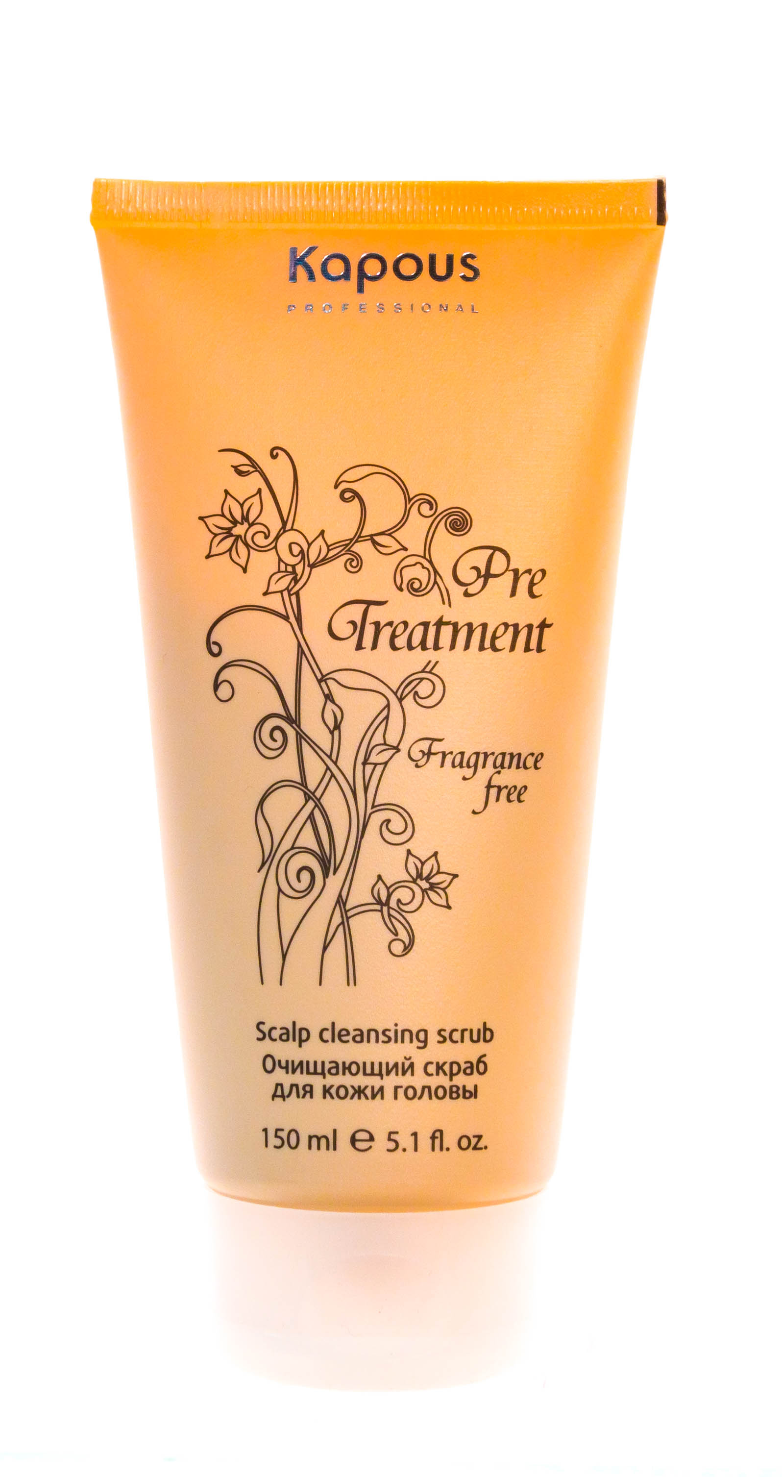 Kapous Professional Очищающий скраб для кожи головы PreTreatment, 150 мл (Kapous Professional, Fragrance free)