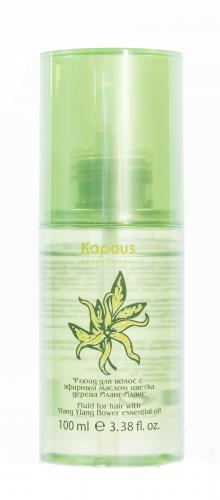 Капус Профессионал Флюид для волос с эфирным маслом цветка дерева Иланг-Иланг 100 мл (Kapous Professional, Ilang Ilang), фото-2