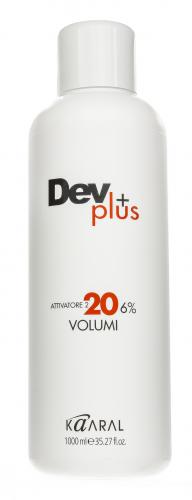 Каарал Окисляющая эмульсия Dev Plus 6% 20 volume, 1000 мл (Kaaral, Dev Plus)
