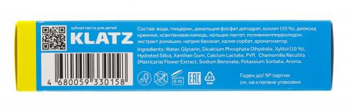 Клатц Зубная паста от 0 до 4 лет &quot;Большая груша&quot; без фтора, 40 мл (Klatz, Baby), фото-10