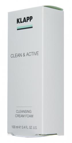 Клапп Очищающая крем-пенка Cleansing Cream Foam, 100 мл (Klapp, Clean & active), фото-4