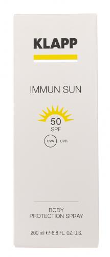 Клапп Солнцезащитный  для спрей тела SPF50, 200 мл (Klapp, Immun sun), фото-2