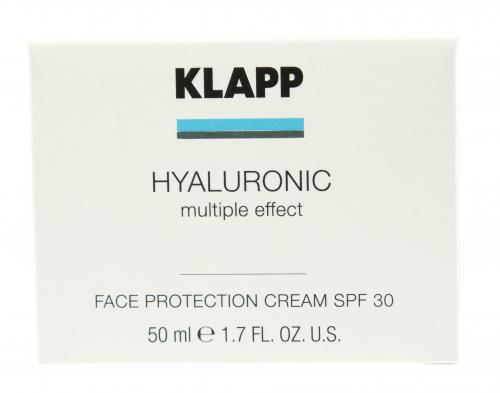 Клапп Защитный крем для лица HYALURONIC  SPF30, 50 мл (Klapp, Hyaluronic), фото-2