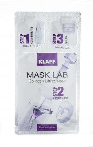 Клапп Набор Collagen Lifting Mask, 1 шт (Klapp, Mask.Lab), фото-2
