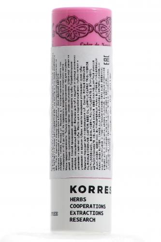 Коррес Бальзам-стик для губ с экстрактом мандарина (Розовый) SPF 15, 5 мл (Korres, Korres Уход за губами), фото-2