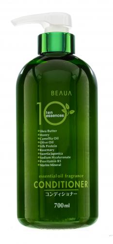 Кумано Косметикс Питательный кондиционер с легким ароматом Beaua 10 Essences Conditioner, 700 мл (Kumano Cosmetics, Кондиционеры для волос), фото-2