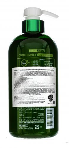 Кумано Косметикс Питательный кондиционер с легким ароматом Beaua 10 Essences Conditioner, 700 мл (Kumano Cosmetics, Кондиционеры для волос), фото-3