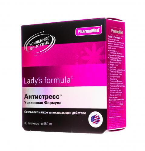 Ледис Формула &quot;Антистресс усиленная формула&quot; 950 мг, 30 таблеток (Lady's Formula, ), фото-2